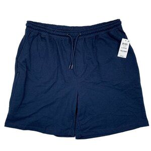 Alfani Mens Moisture-Wicking Pajama Shorts Dark Blue Size L